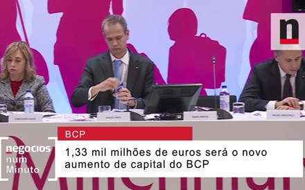 Quais os detalhes do aumento de capital do BCP?