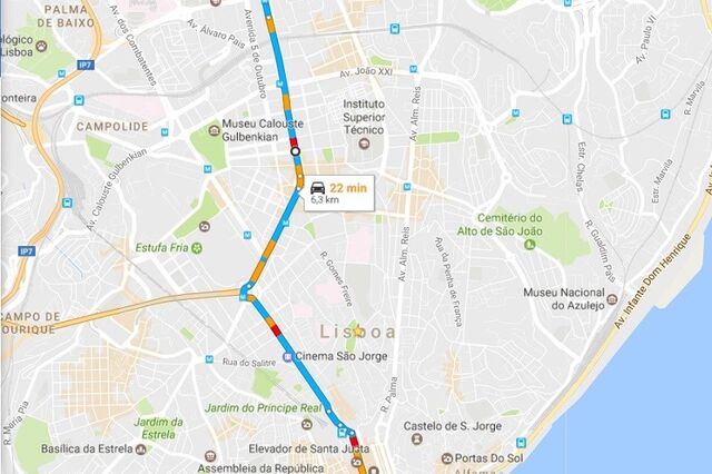 Trânsito condicionado em várias artérias de Lisboa na segunda e na terça-feira
