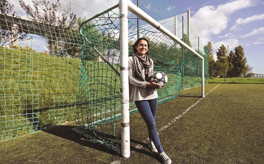 Carla Couto é embaixadora da Federação para o futebol feminino.