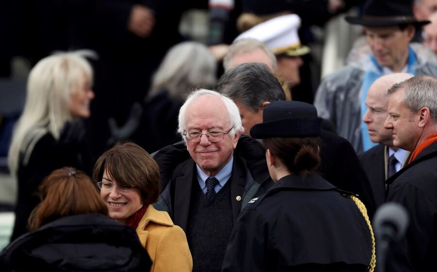 clinton posse washington bernie sanders