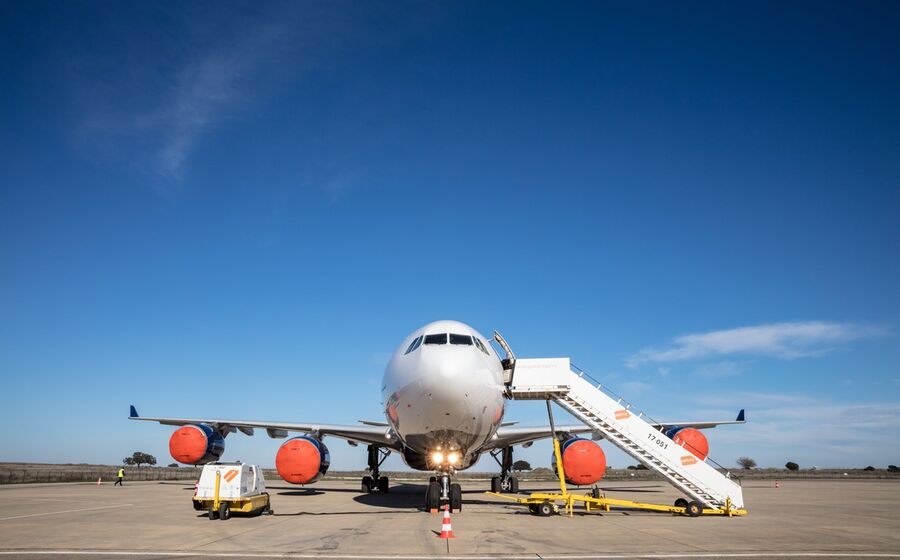 Avião no aeroporto