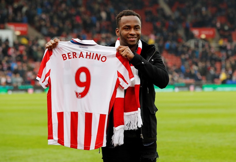 Saido Berahino - Transferido do West Bromwich Albion para o Stoke City por 13,9 milhões de euros