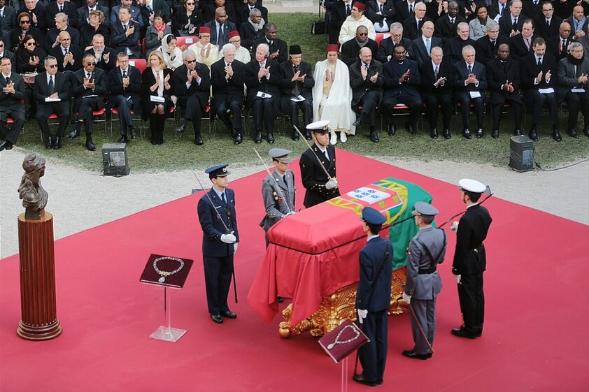 mário soares funeral cortejo