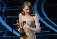 Emma Stone, melhor actriz, La La Land