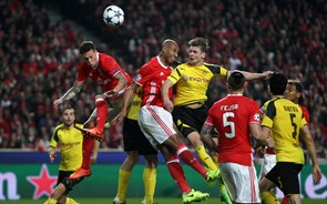 Vitória do Benfica em Dortmund dá jackpot nas casas de apostas