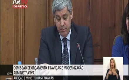 OE2016: Centeno garante que défice não será superior a 2,1% do PIB 