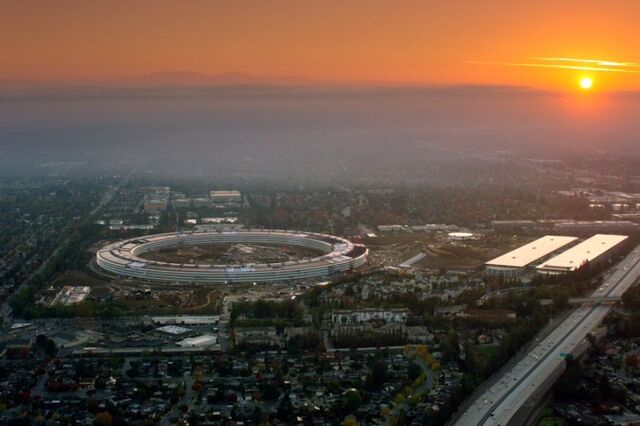 O novo edifício da Apple em imagens