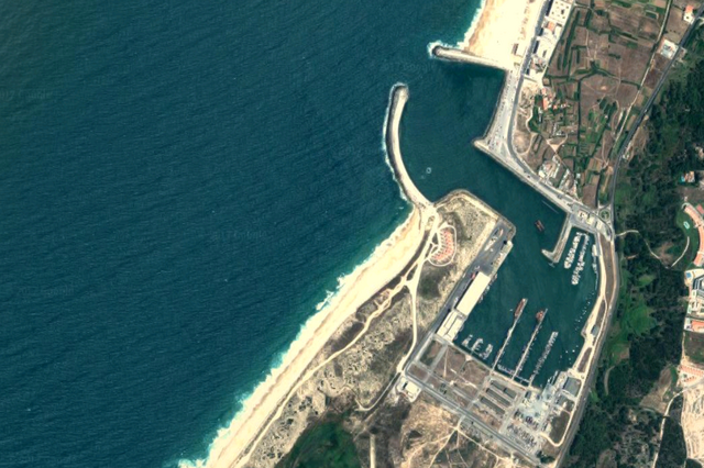 Porto da Nazaré isolado devido a bomba recolhida por embarcação