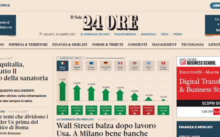 Director de jornal económico investigado em Itália