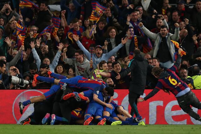 FC Barcelona consegue reviravolta histórica e está nos 'quartos' da Liga dos Campeões