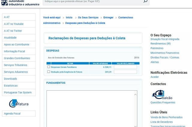 Contribuintes têm dois dias para reclamar das facturas para o IRS