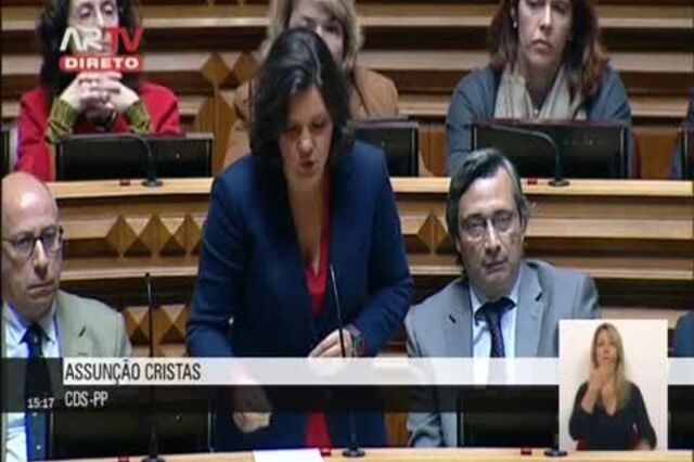 Cristas acusa Governo de borla fiscal e diz que só à EDP foram 174 milhões de euros