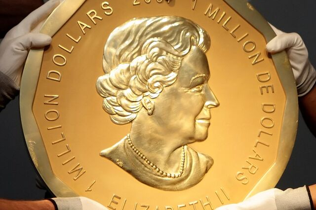Moeda de ouro de 1 milhão de dólares roubada do Museu Bode em Berlim