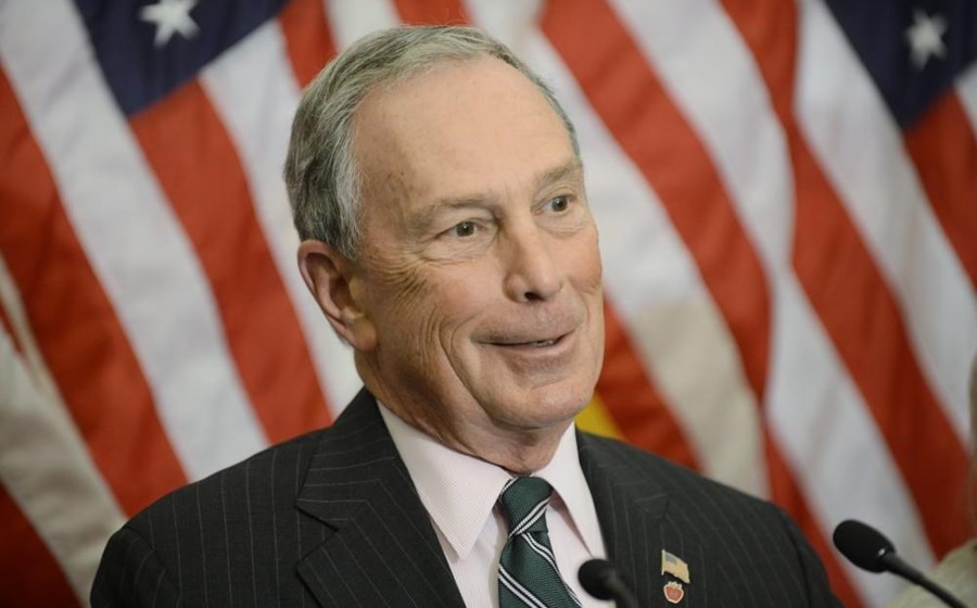 10.º Michael Bloomberg, accionista da Bloomberg.  Fortuna avaliada em 47,5 mil milhões de dólares. Estados Unidos