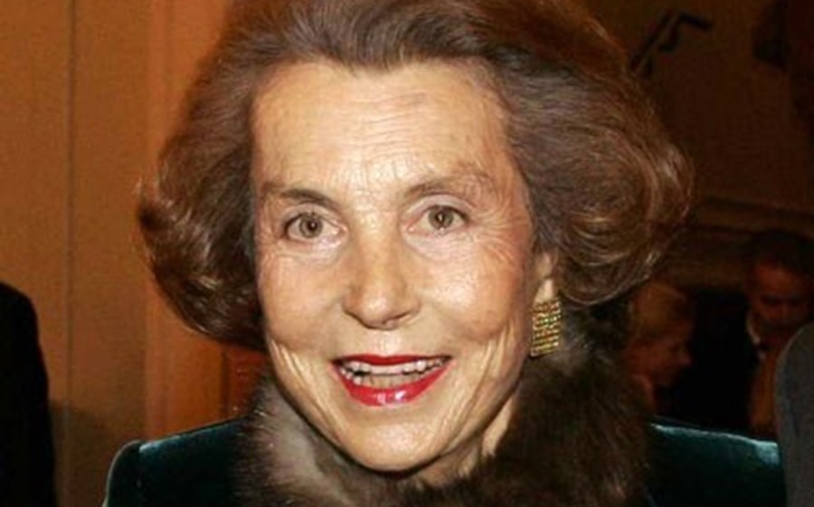 14.º  Liliane Bettencourt, accionista da L’Oreal, Fortuna avaliada em 39,5 mil milhões de dólares. França