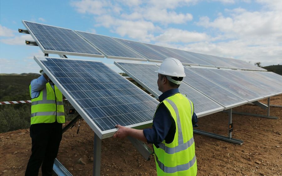 Central Solar Alcoutim Paineis solares