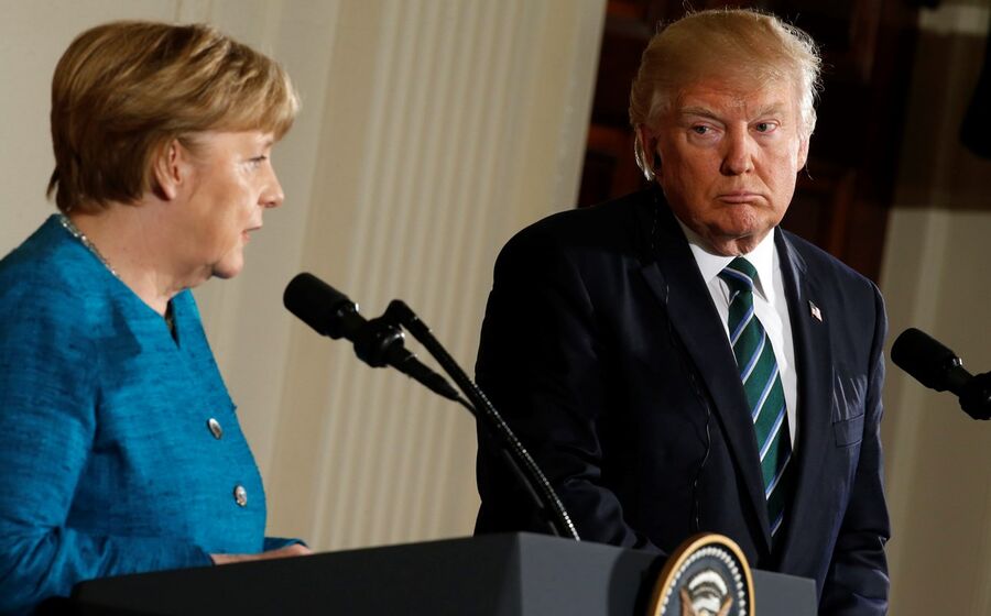 Merkel Trump