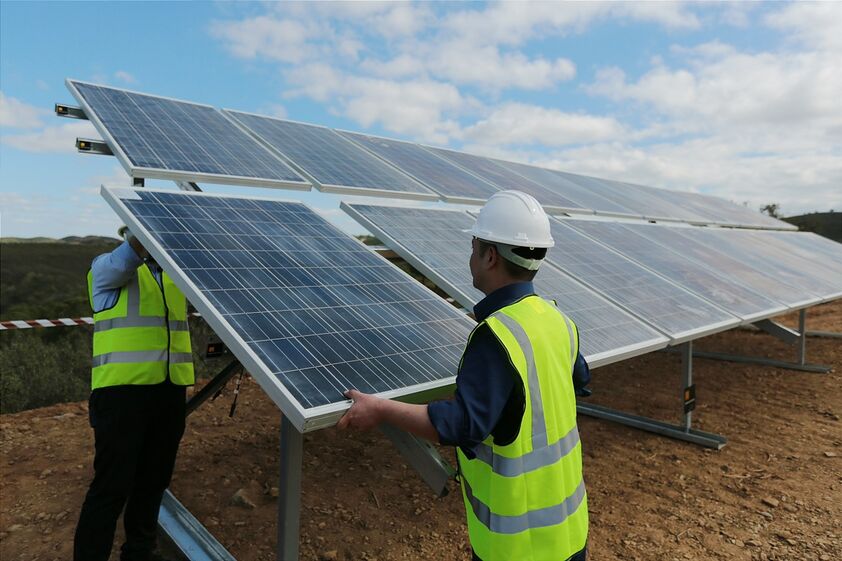 Central Solar Alcoutim Paineis solares