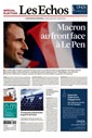 Les Echos, França - Macron enfrenta Le Pen