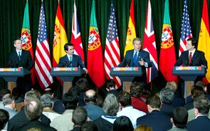 George W. Bush, Tony Blair, Durão Barroso e José Maria Aznar