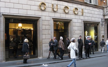 Gucci com maior subida de vendas em mais de 20 anos