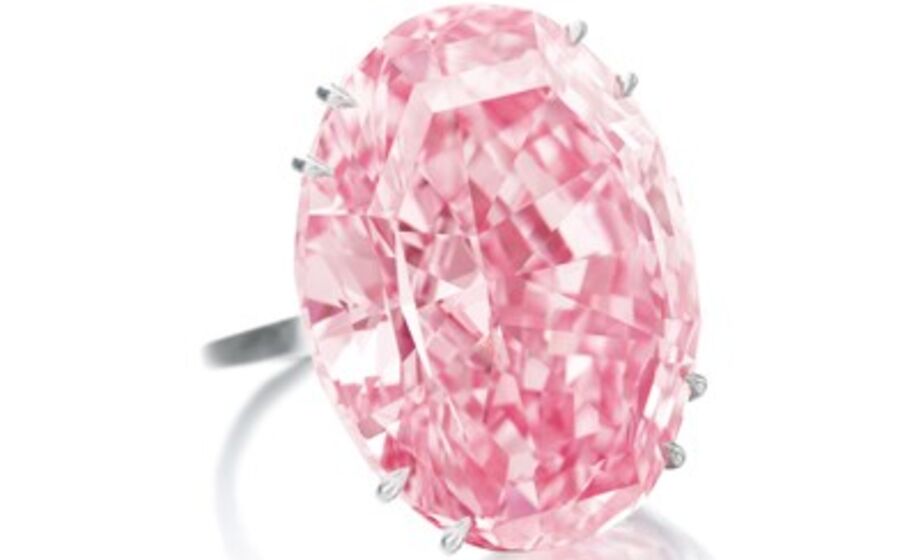 pink star diamante