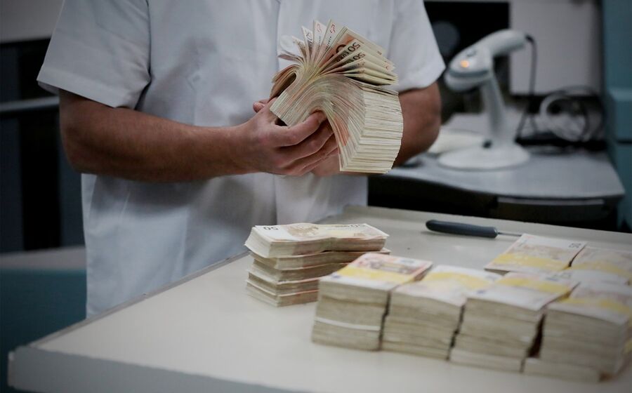 nota50euros notas moedas dinheiro carregado