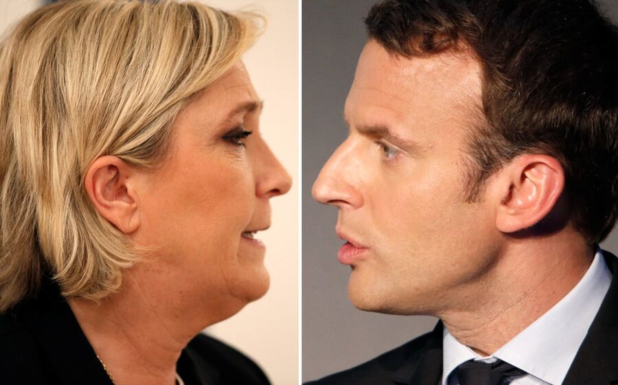 Le Pen Macron