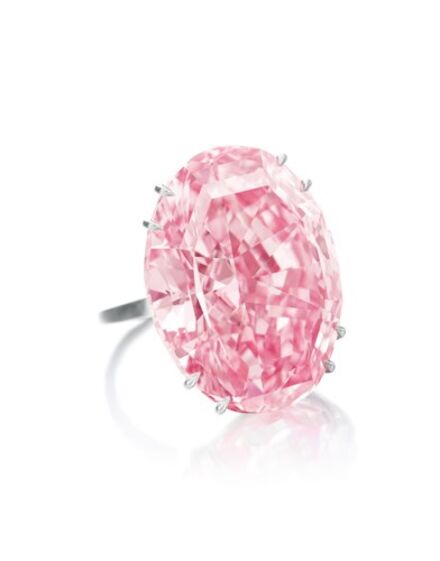 pink star diamante
