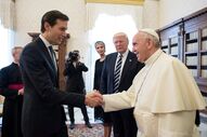 Donald Trump Papa Francisco Jorge Bergoglio