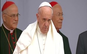 Papa Francisco chegou à Base de Monte Real às 16:10