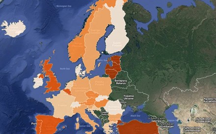 Mapa: Subida de preços em Portugal no topo da Europa