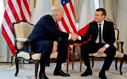 Trump aceitou convite de Macron para assistir à cerimónia do Dia da Bastilha