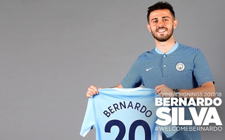 Bernardo Silva protagoniza terceira maior transferência lusa após Ronaldo e Figo