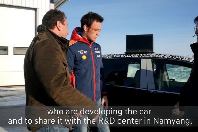 Hyundai testa novo desportivo na neve