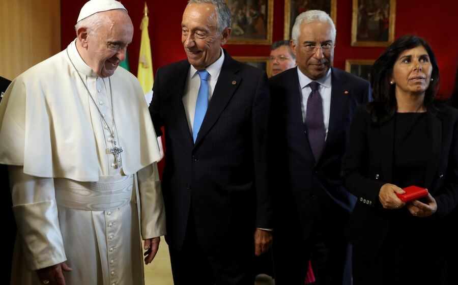 papa marcelo rebelo sousa fátima antónio costa
