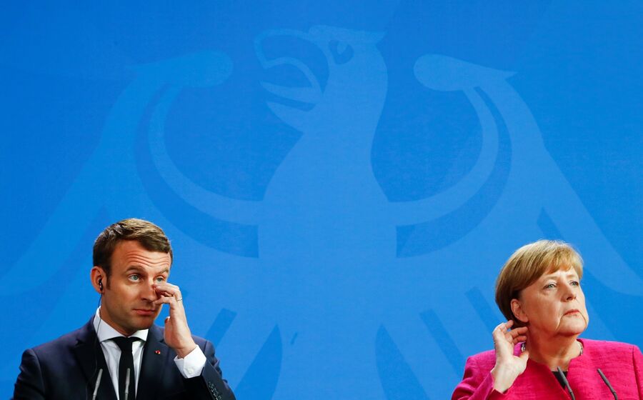 Merkel Macron Mercron