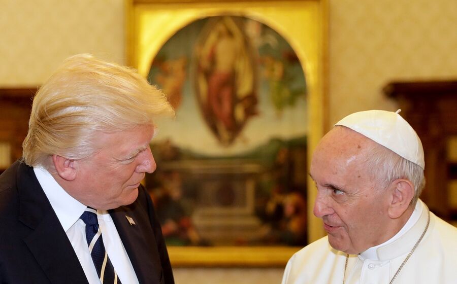 donald trump papa francisco EUA Vaticano