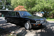 1996 Daimler X300 Limousine. Estimativa de cinco a sete mil libras.