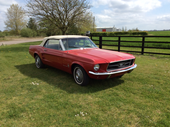 1967 Ford Mustang Convertible. Estimativa de 20 a 25 mil libras.