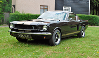 1965 Ford Mustang Fastback. Estimativa de 30 a 35 mil libras.