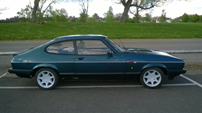 1987 Ford Capri 280 Brooklands. Estimativa de oito a dez mil libras.