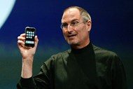 Steve Jobs apresentou o primeiro iPhone em Janeiro de 2007