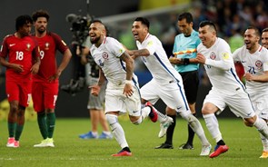 Confederações: Portugal eliminado pelo Chile nas grandes penalidades