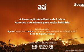 Associação Académica de Lisboa convoca toda a academia para acção solidária