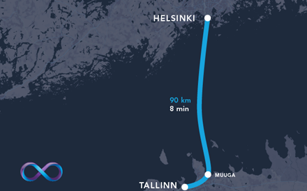 As rotas que a Hyperloop propõe para a Europa