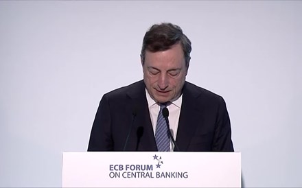 A intervenção de Draghi no Fórum BCE