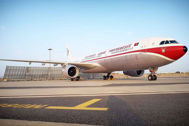 O filme de 72 segundos da pintura 'retro' do Airbus da TAP