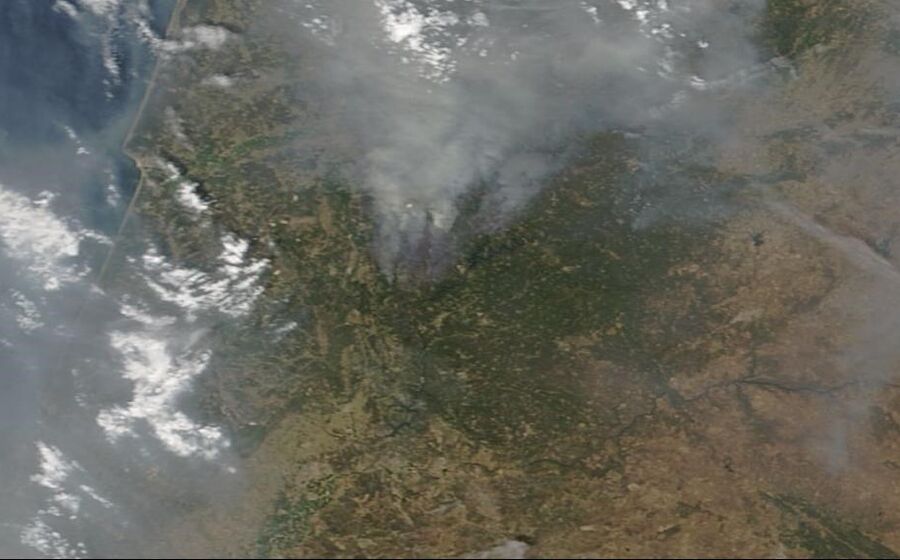 NASa Fogo pedrógão 18 junho
