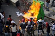 Caracas protestos Venezuela eleição constituinte violência